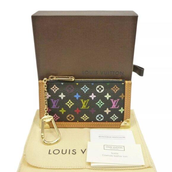 Authentic LOUIS VUITTON Pochette Cles Coin Purse Multi-Color M92654 #S410069 - Picture 1 of 16